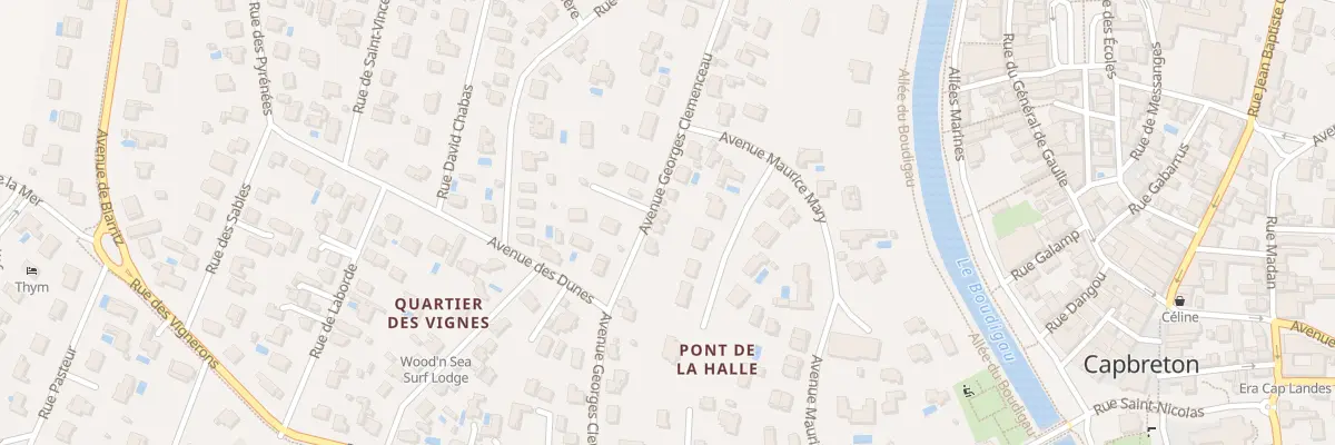 Plan du 46 Av Georges Clémenceau à Capbreton
