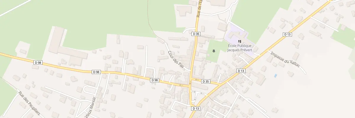 Plan du 6 Cour des Pas à Cérences