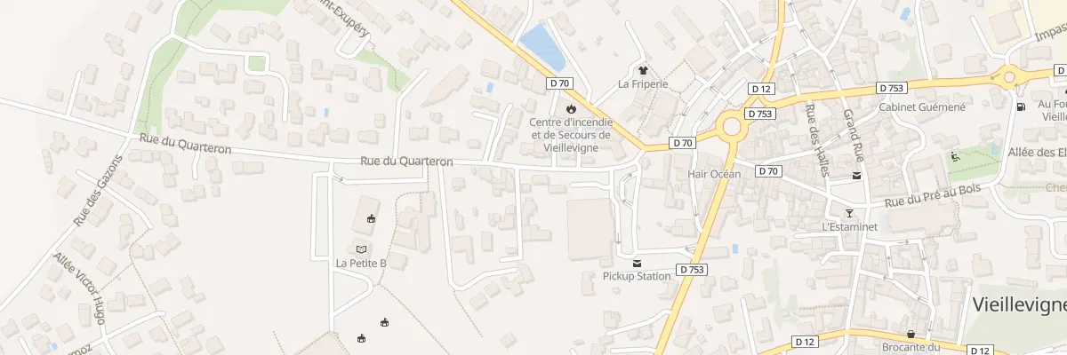 Plan du 12 Rue du Quarteron à Vieillevigne