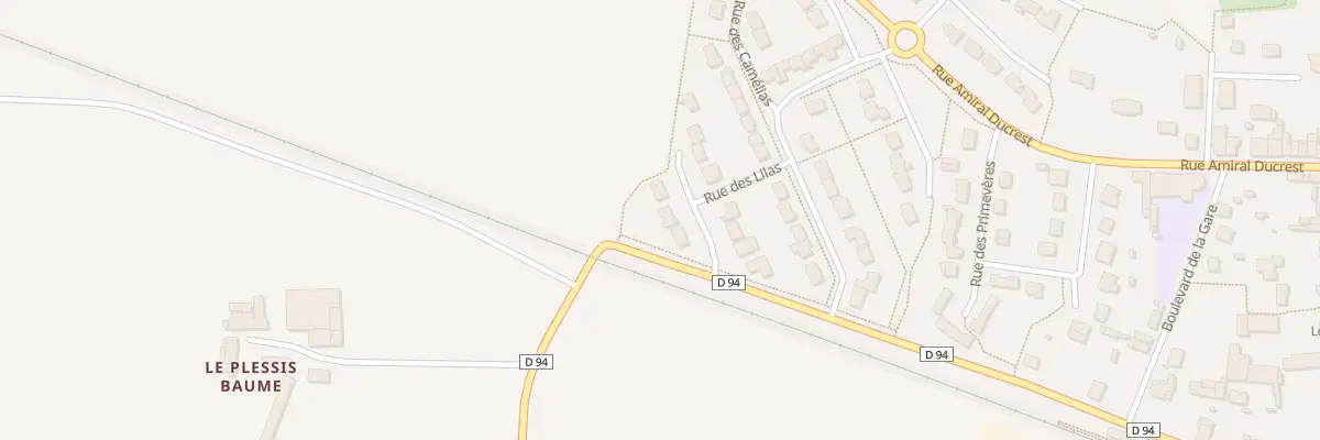 Plan du 3 Rue des Lilas au Theil-de-Bretagne