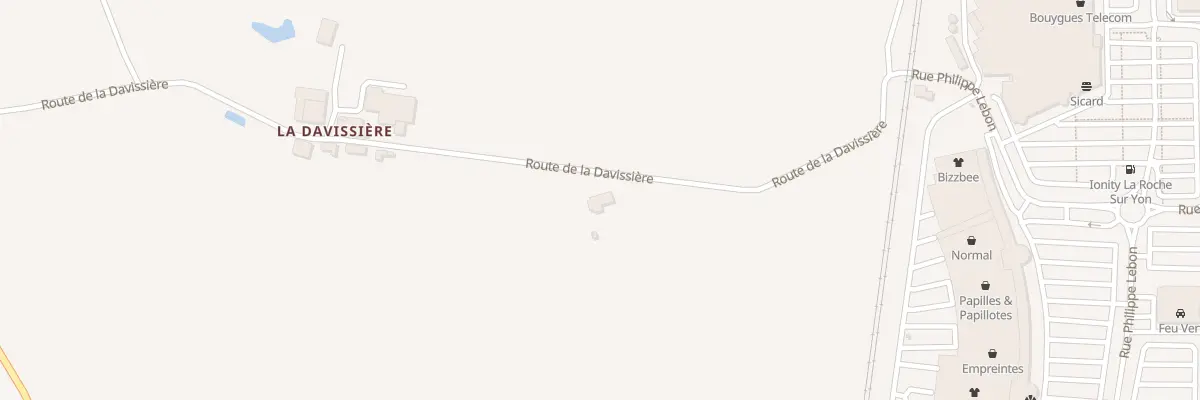 Plan du 112 Rte de la Davissière à La Roche-sur-Yon