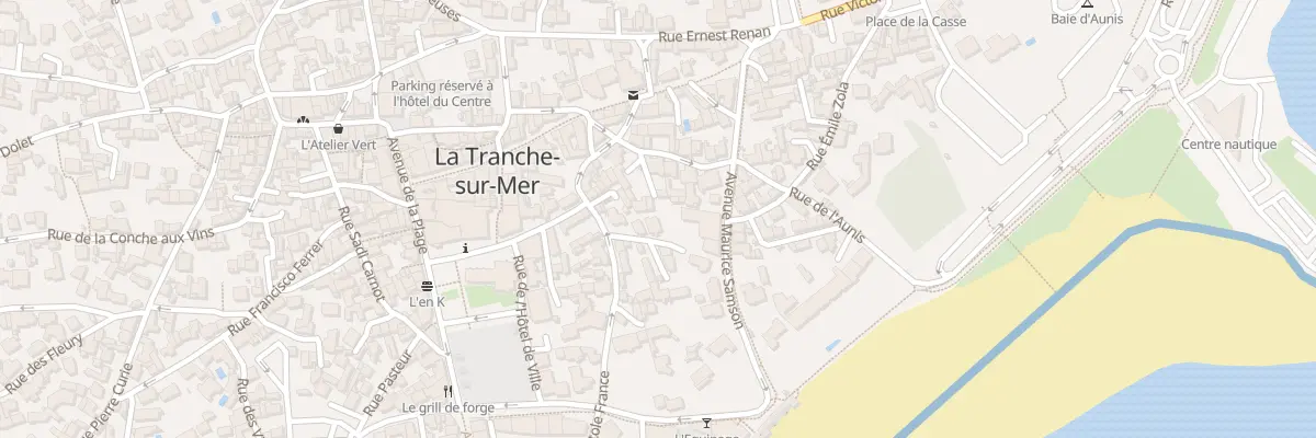 Plan du 12 Rue de la poste à La Tranche-sur-Mer