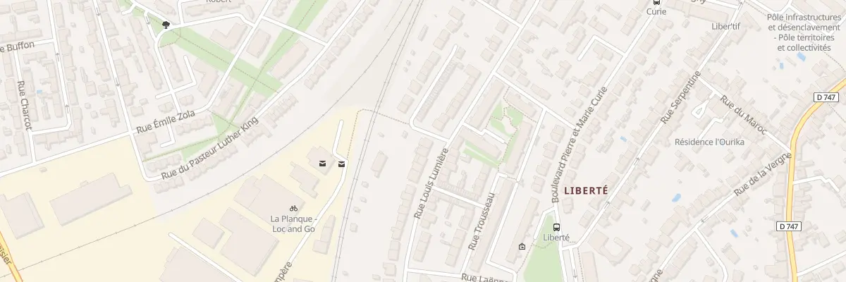 Plan du 98 Rue Louis Lumière à La Roche-sur-Yon