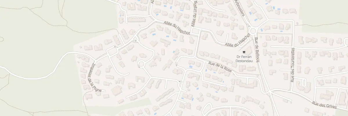 Plan du 26 Rue de la Rose à Labenne