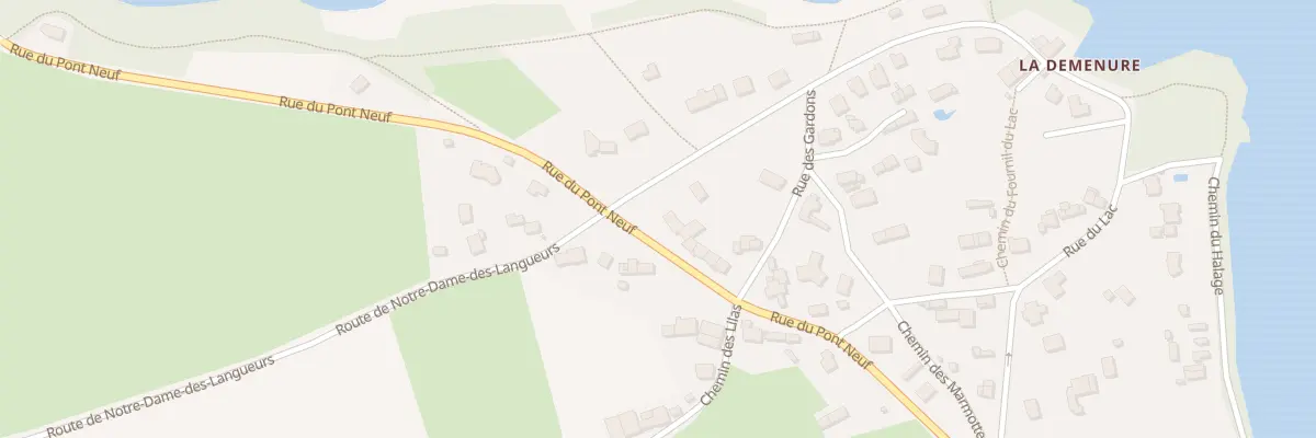 Plan du 707 Rue du Lac à Joué-sur-Erdre
