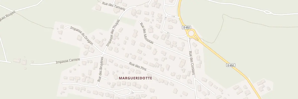 Plan du 9 Rue des Mimosas à Labenne