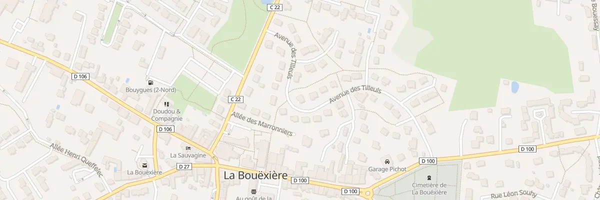 Plan du 9 Av des Tilleuls à La Bouëxière
