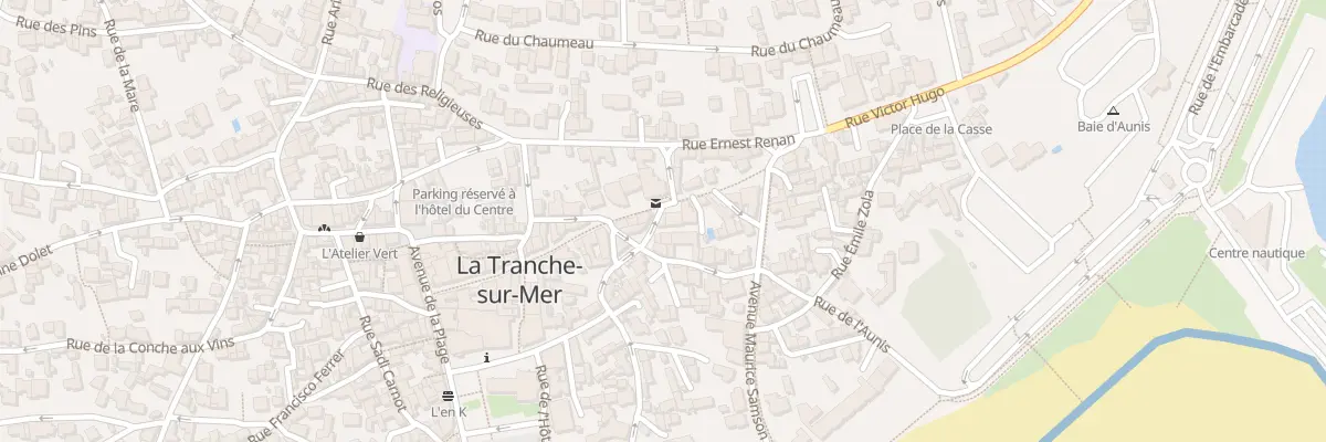 Plan du 32 Rue victor hugo à La Tranche-sur-Mer
