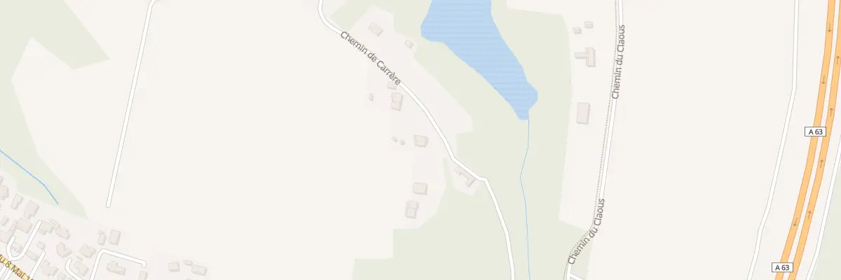 Plan du 676 Che de Carrère à Ondres
