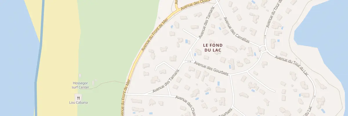 Plan du 46 Imp des Tamaris à Soorts-Hossegor