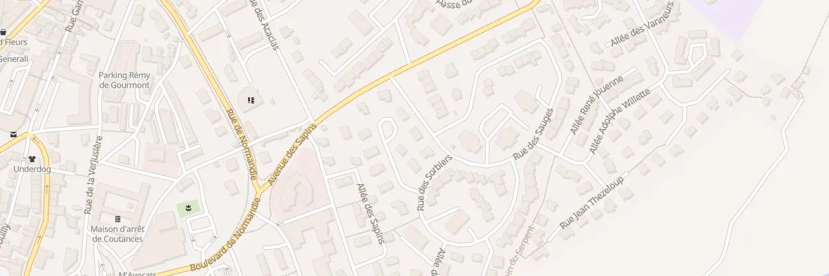 Plan du 4 Rue des Sauges à Coutances