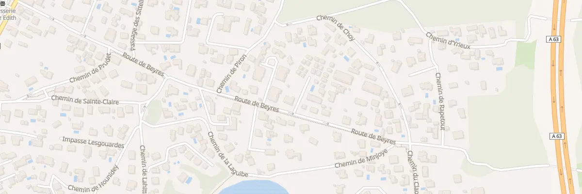 Plan du 519 Rte de Beyres à Ondres