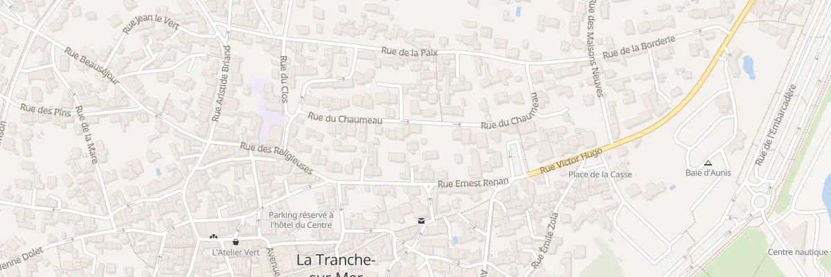 Plan du 24 Rue du chaumeau à La Tranche-sur-Mer