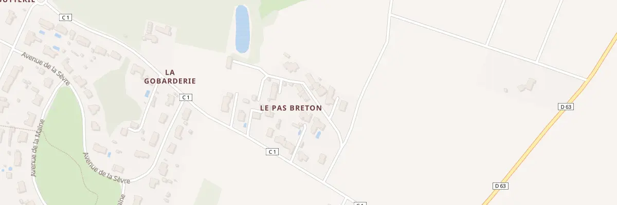 Plan du 19 Le Pas Breton à Château-Thébaud