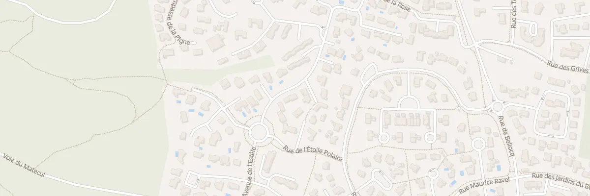 Plan du 16 Av de l’Estele à Labenne