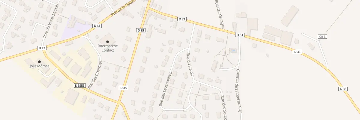 Plan du 1 Rue des Lavandières à Cérences