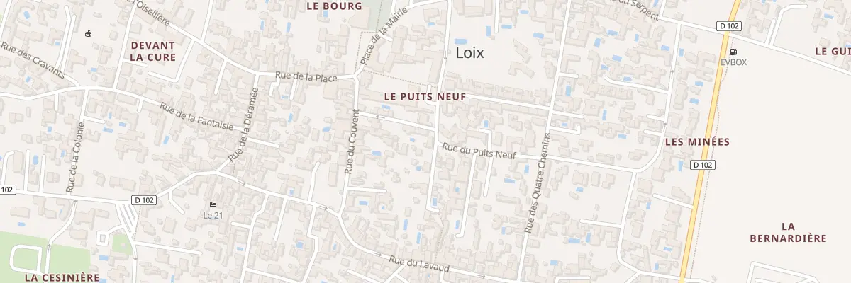 Plan du 2T Rue du Puits Neuf à Loix