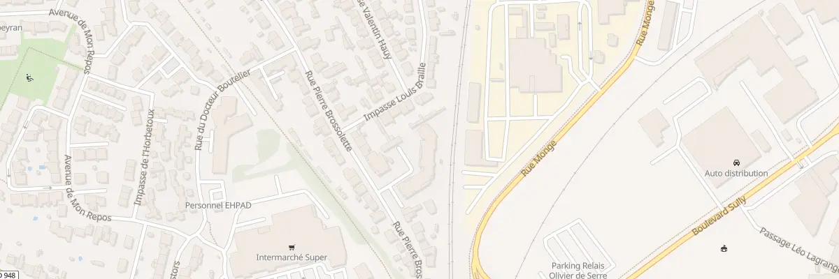 Plan du 32 Rue pierre brossolette à La Roche-sur-Yon