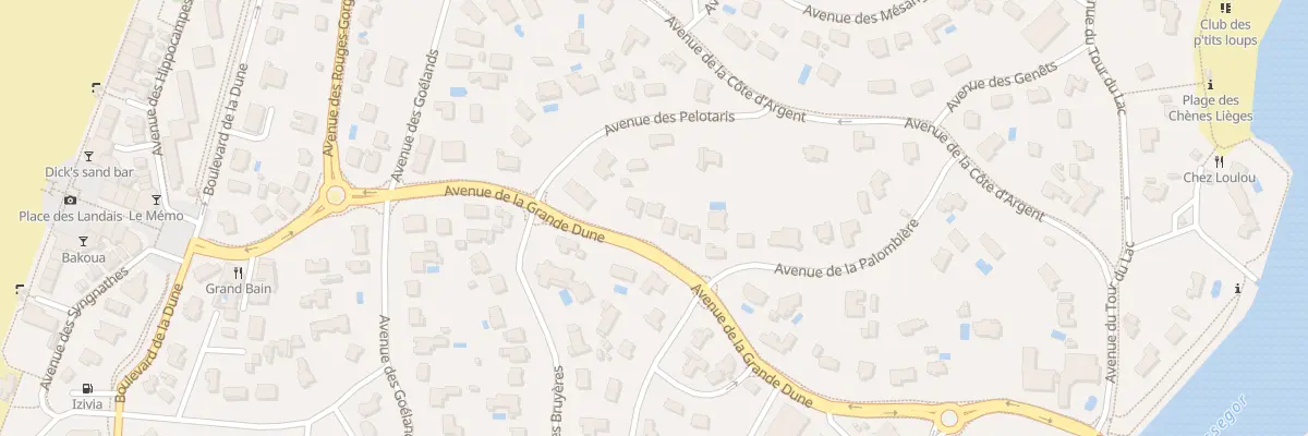 Plan du 424 Av de la Grande Dune à Soorts-Hossegor