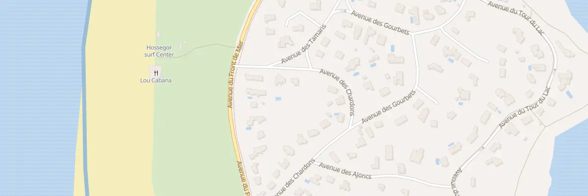 Plan du 421 Av des Chardons à Soorts-Hossegor