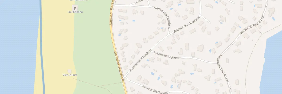 Plan du 137 Av des Chardons à Soorts-Hossegor