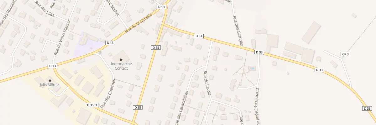 Plan du 4 Rue des Lavandières à Cérences