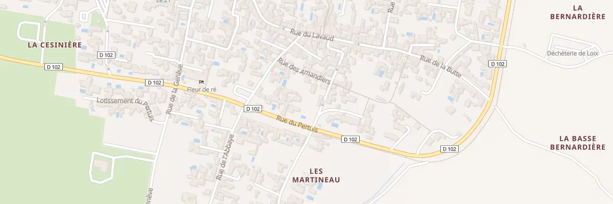 Plan du 14 Rue du Passage à Loix
