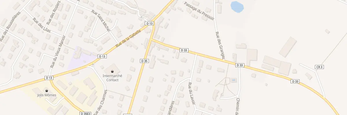 Plan du 2 Rue du Bocage à Cérences