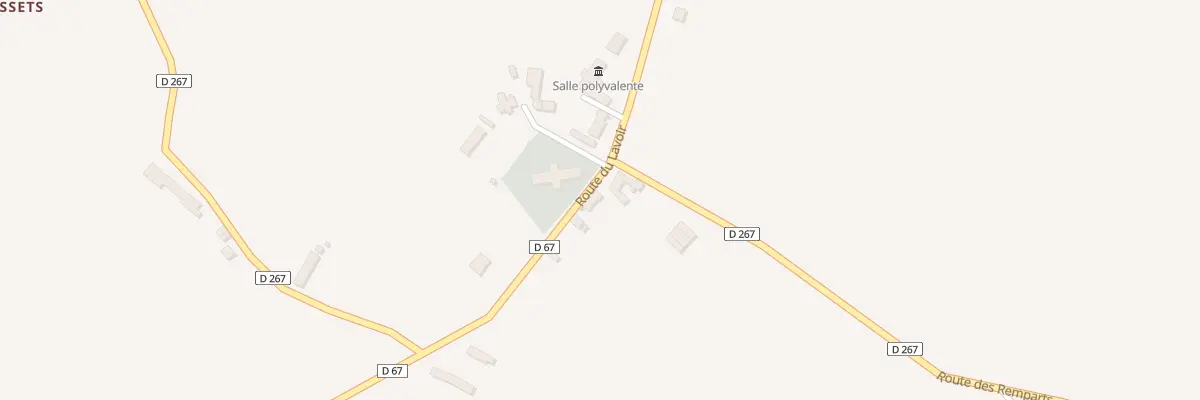 Plan du 9 Rte du Lavoir - Pretot à Montsenelle