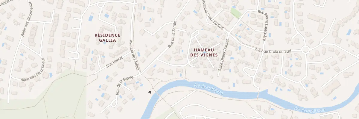 Plan du 3 Imp de la Clairière à Capbreton