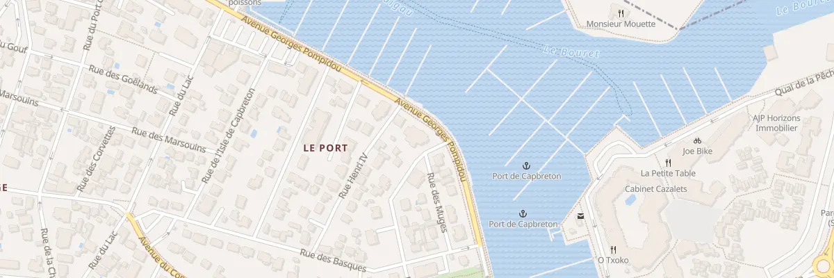Plan du 53 Av Georges Pompidou à Capbreton