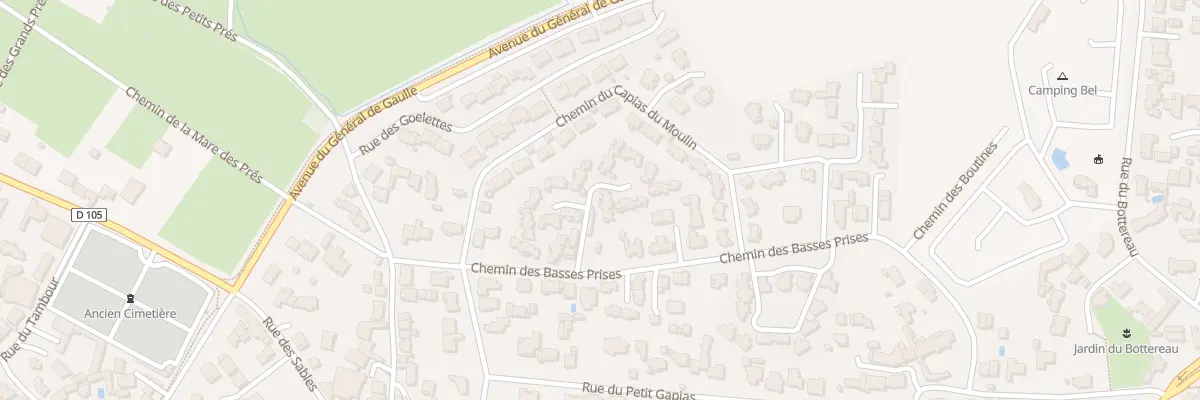 Plan du 5 Che des Basses Prises à La Tranche-sur-Mer