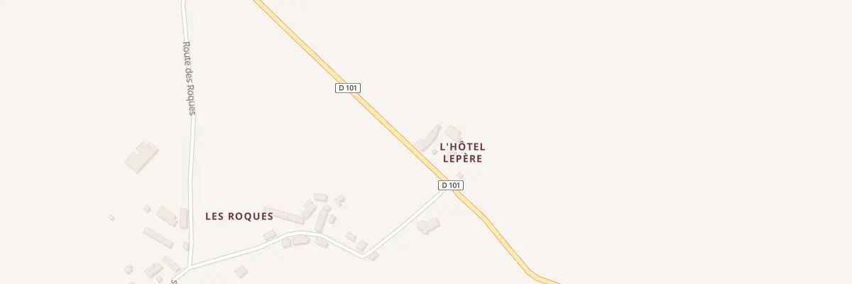 Plan du 5108 L’Hotel Lepere - Rondehaye à Saint-Sauveur-Villages