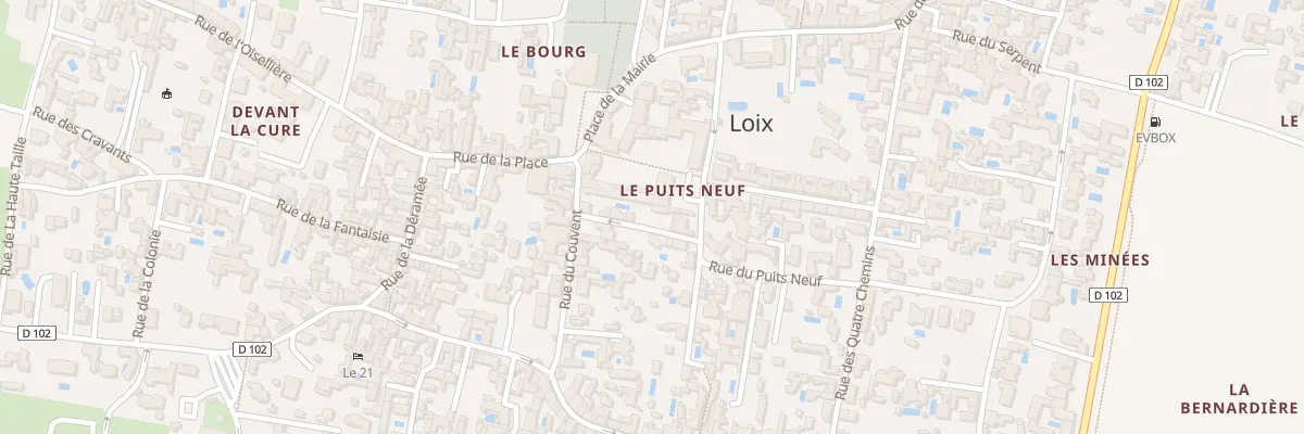 Plan du 5 Rue du Couvent à Loix