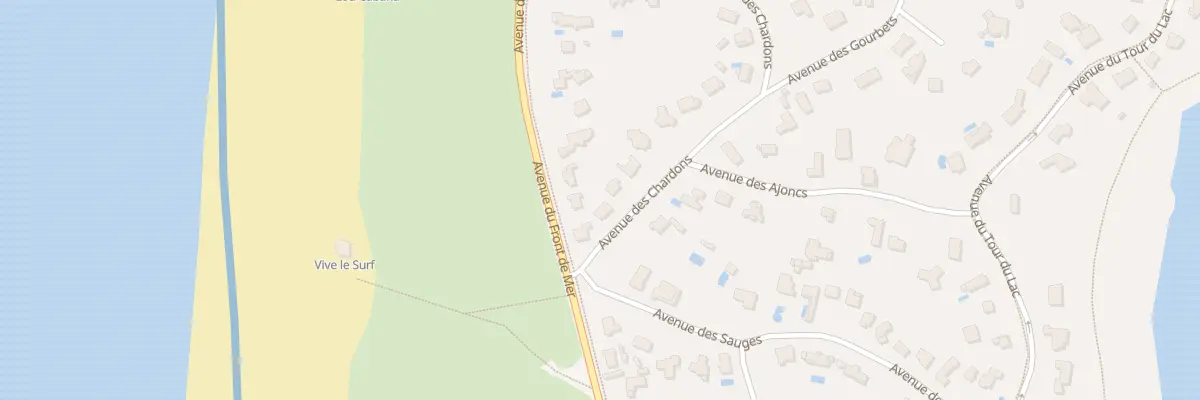 Plan du 57 Av des Chardons à Soorts-Hossegor