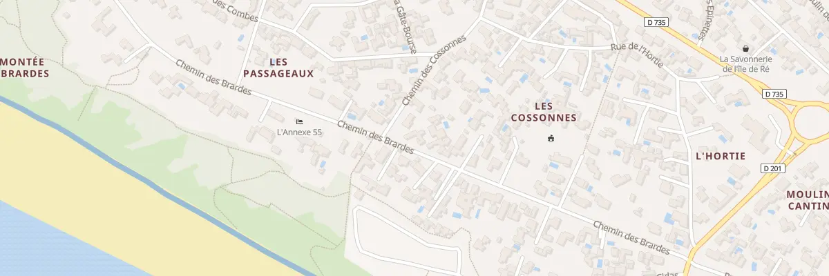 Plan du 34 Che des Brardes à La Couarde-sur-Mer