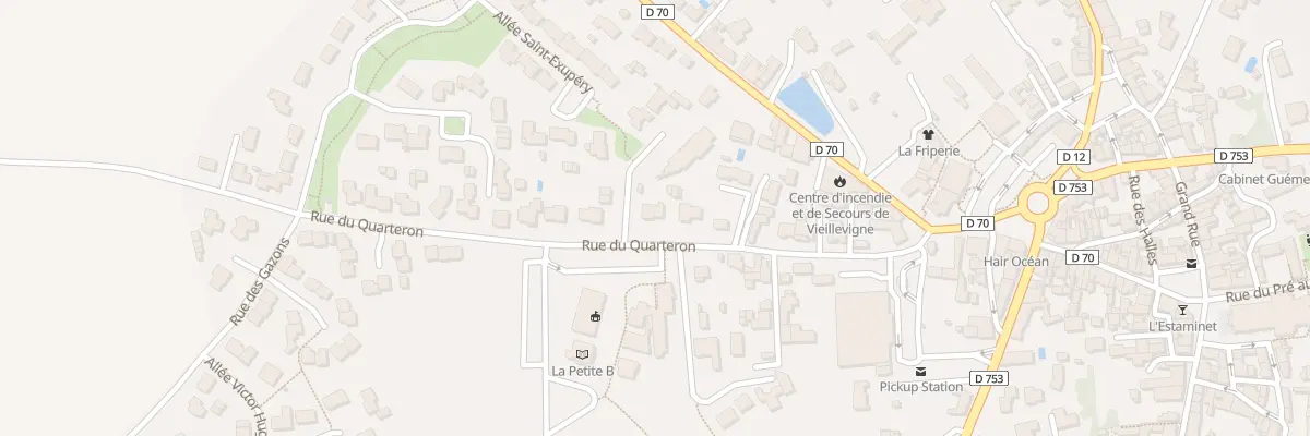Plan du 13 Rue du Quarteron à Vieillevigne