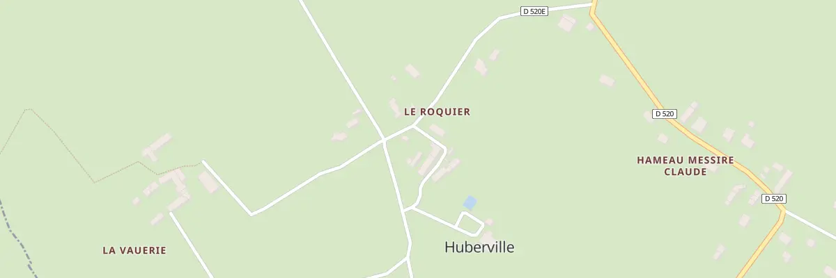 Plan du 6 Le Roquier à Huberville