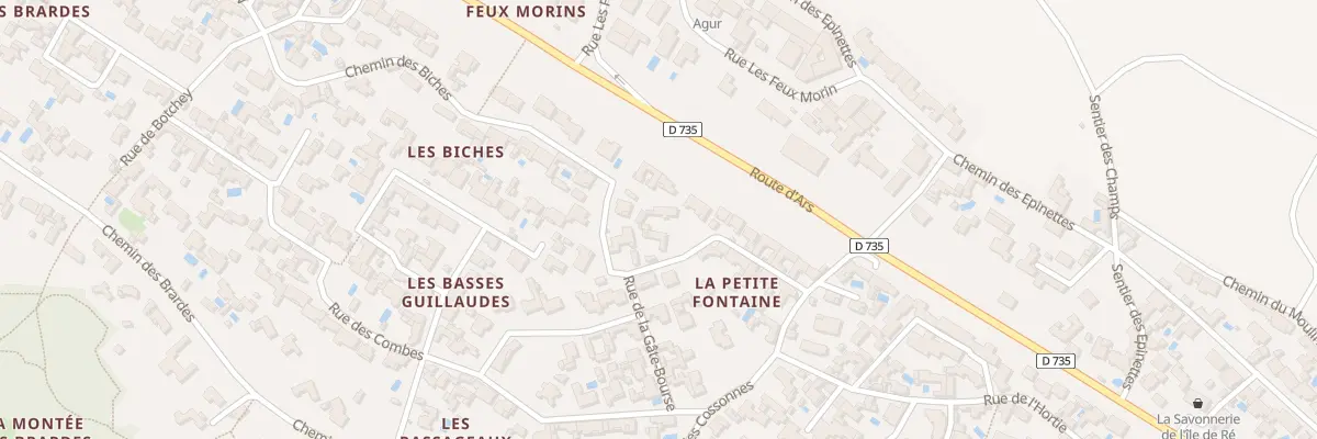 Plan du 3 Rue de la Pte Fontaine à La Couarde-sur-Mer