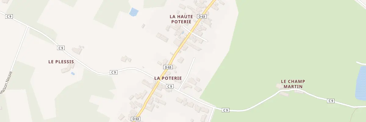 Plan du 45 Rue de la poterie à Château-Thébaud