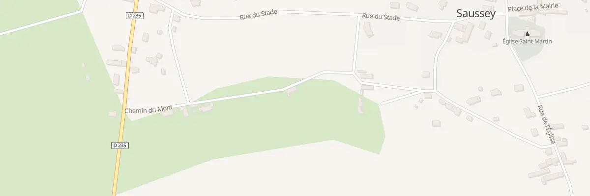 Plan du 6 Che du Mont à Saussey