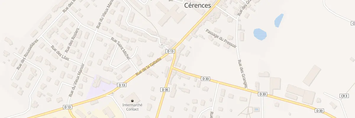 Plan du 6B Rue de Bretagne à Cérences