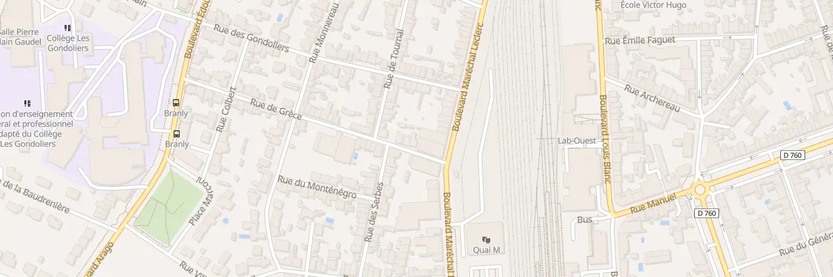 Plan du 8 Rue de Grèce à La Roche-sur-Yon