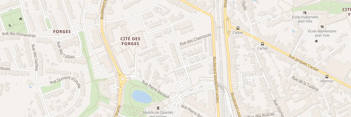Plan du 15 Rue Anne-Joseph Dautrive à La Roche-sur-Yon