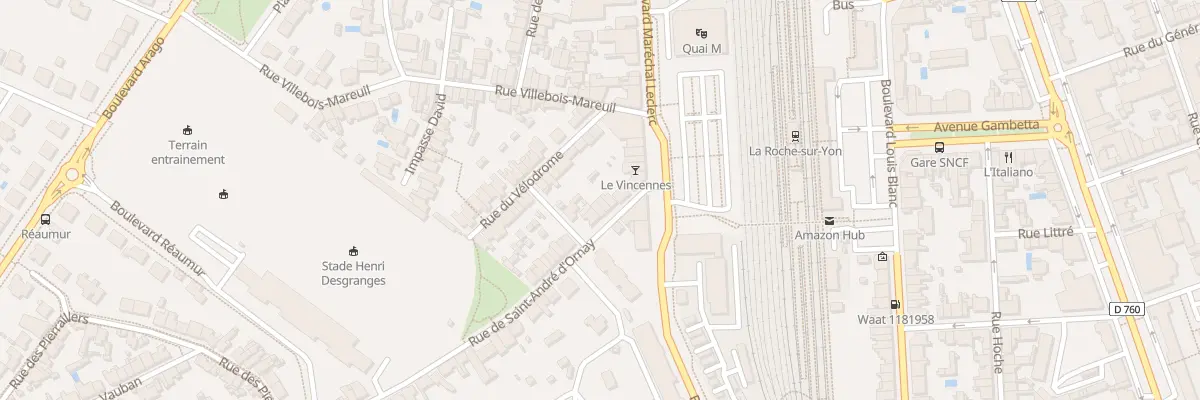 Plan du 8B Rue de Saint-André d’Ornay à La Roche-sur-Yon
