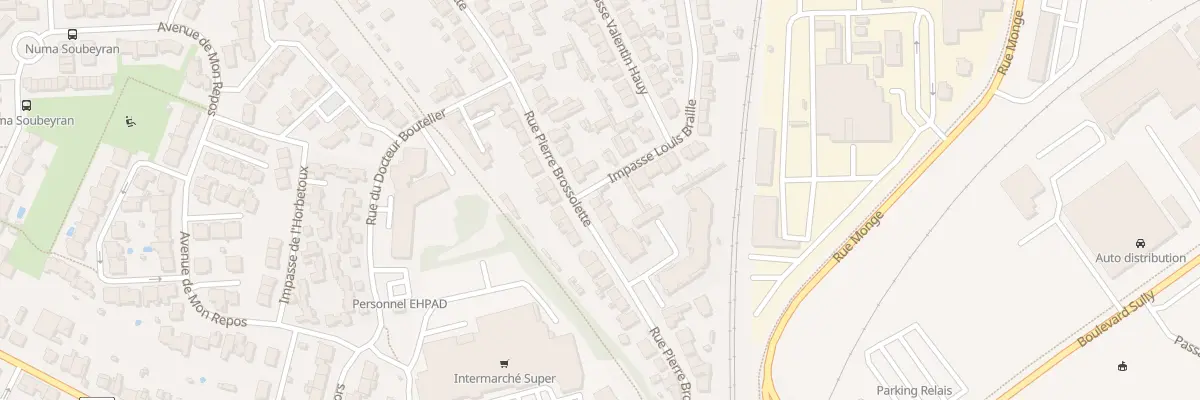 Plan du 48 Rue pierre brossolette à La Roche-sur-Yon