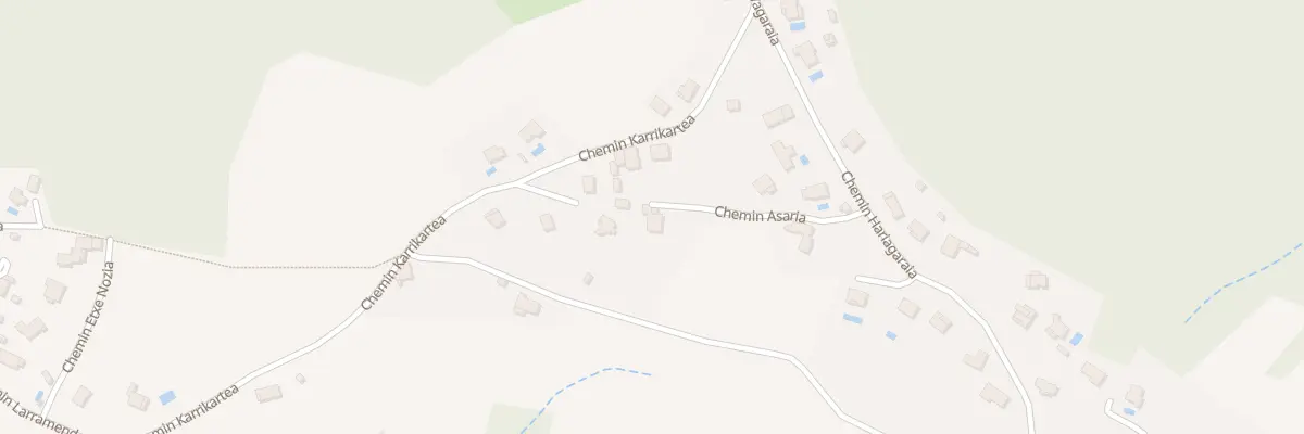 Plan du 147 Che Asaria à Villefranque