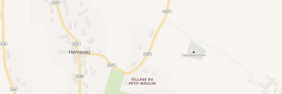 Plan du 5055 Le Petit Moulin à Hémevez