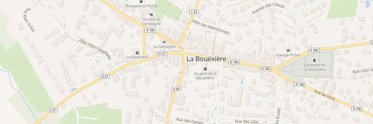 Plan du 1 Rue de la Forêt à La Bouëxière
