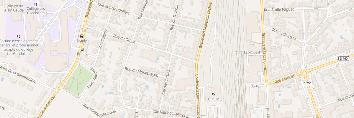 Plan du 11 Rue de Grèce à La Roche-sur-Yon
